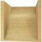 Ekena Millwork 12"W x 12"D x 12"H Wide Carmel Rough Cedar Woodgrain TimberThane Corbel, Primed Tan CORUR12X12X12CARRCPR - alternate 3